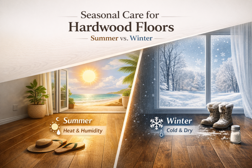 Hardwood Care: Seasonal Tips for Summer and Winter