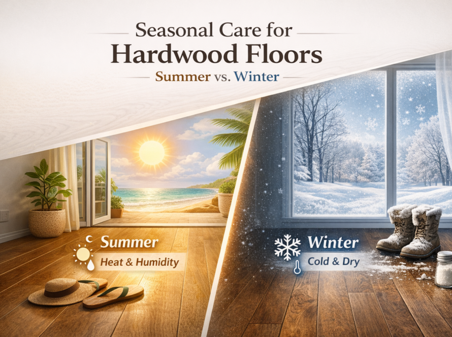 Hardwood Care: Seasonal Tips for Summer and Winter