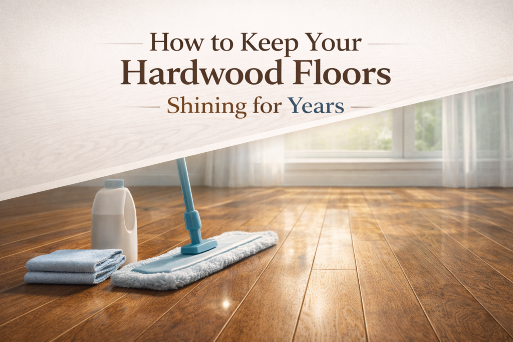 How to Keep Your Hardwood Floors Shining for Years