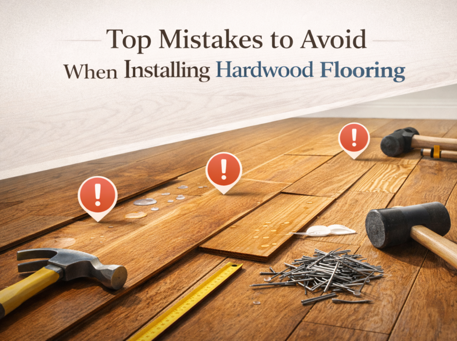 Top Mistakes to Avoid When Installing Hardwood Flooring